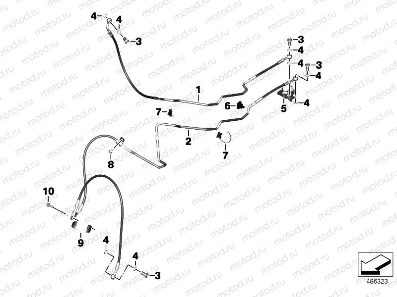 BRAKE LINES, FRONT