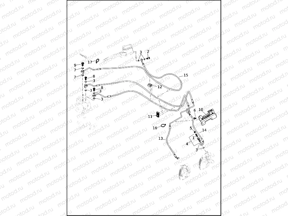 BRAKE LINES, FRONT