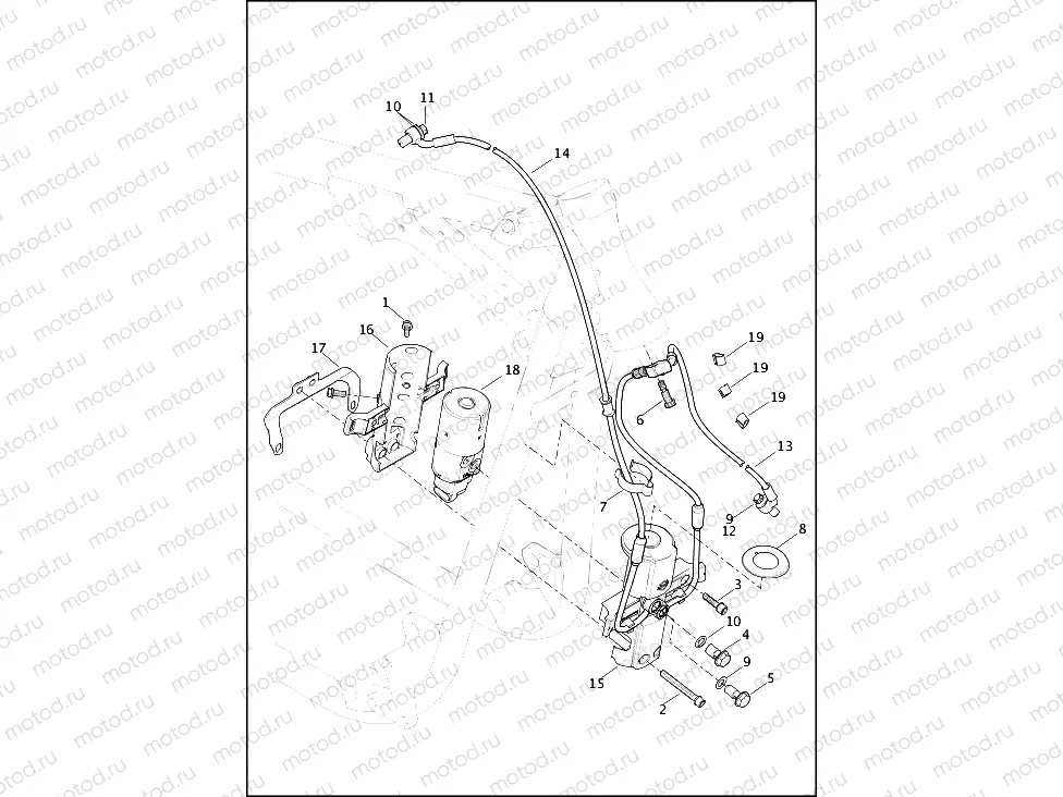 BRAKE LINES, FRONT, ABS