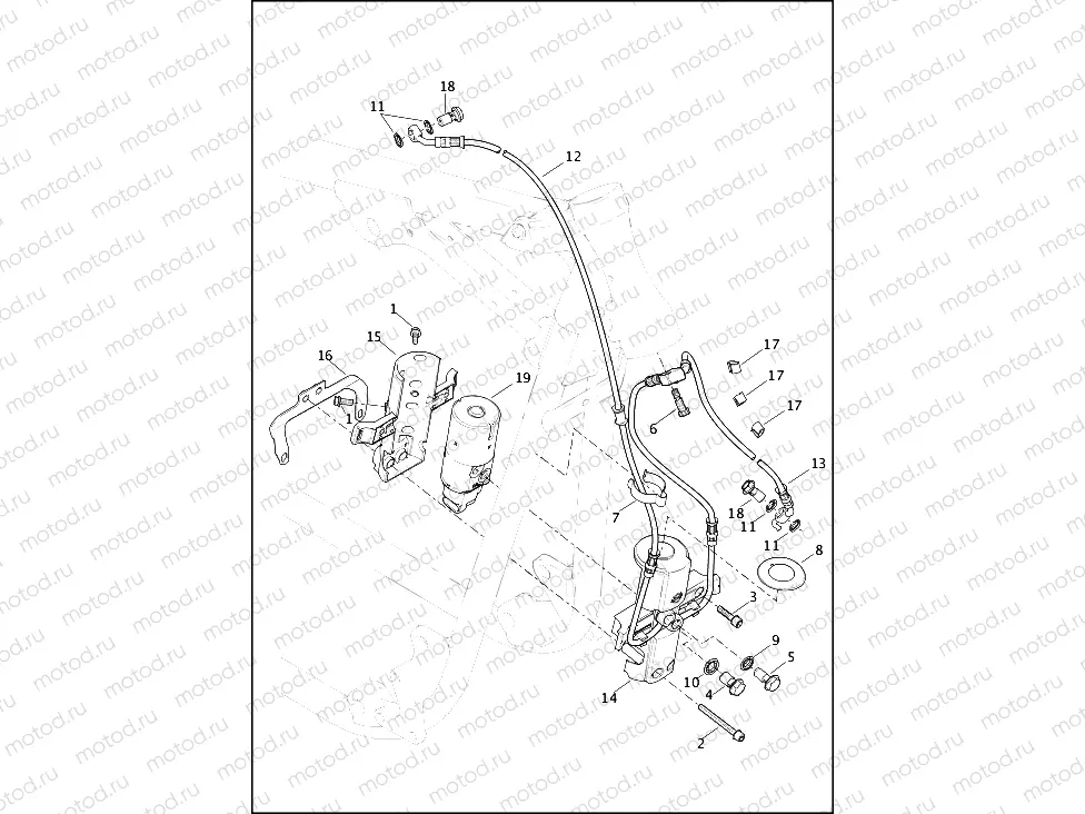 BRAKE LINES, FRONT, ABS