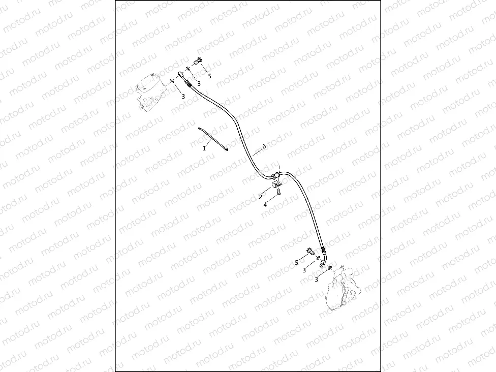 BRAKE LINES, FRONT, NON-ABS - FLSL, FXBB, FXLR, FXST