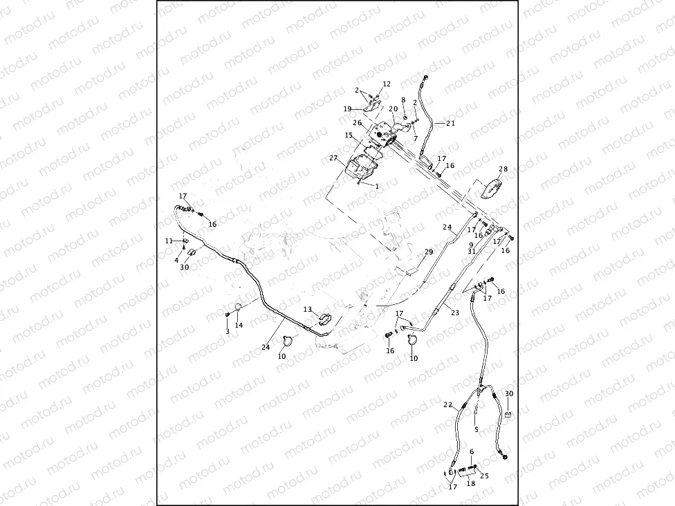 BRAKE LINES & MODULE, ABS