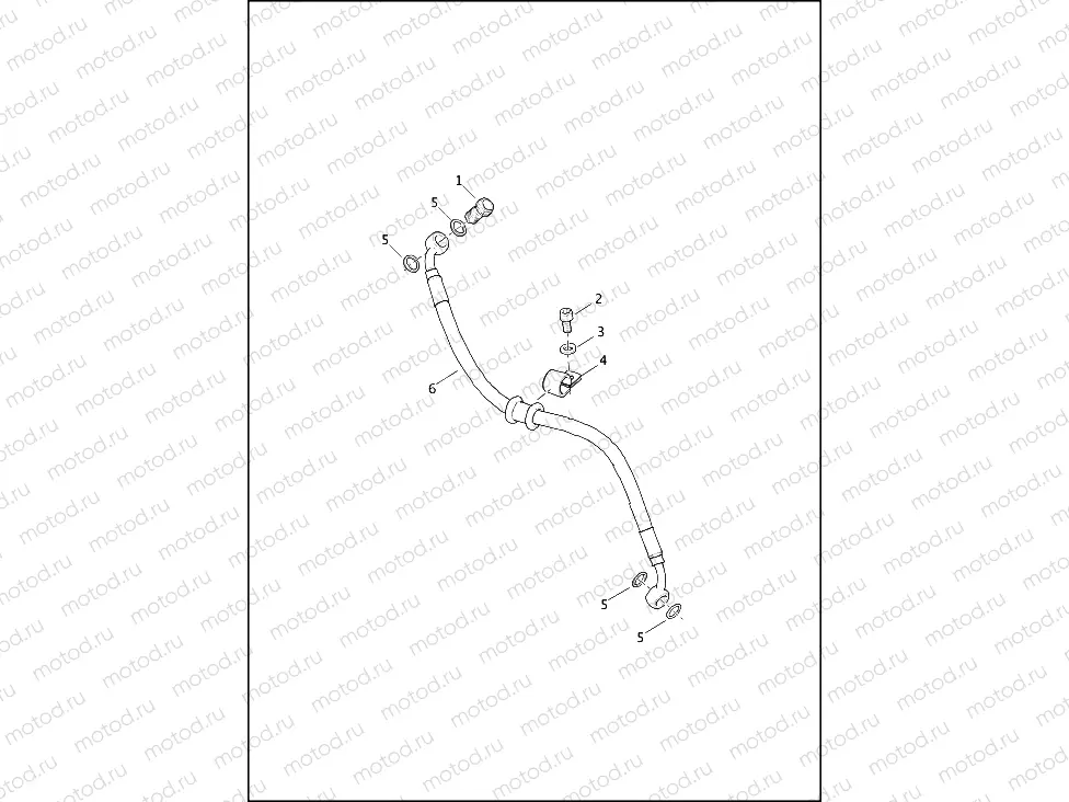 BRAKE LINES, REAR, NON-ABS