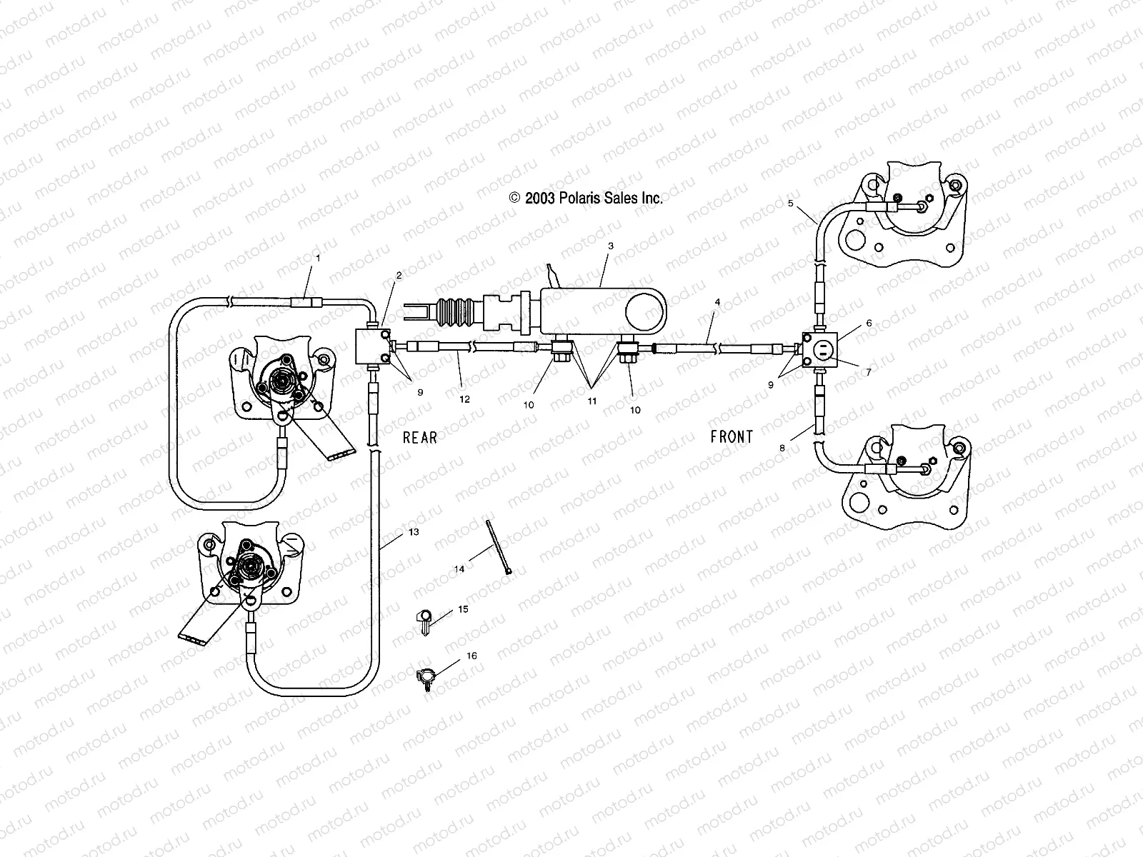 BRAKE LINES/MASTER CYLINDER - A04RB63AA (4989328932B10) | BRAKE LINES/MASTER CYLINDER - A04RB63AA (4989328932B10)
