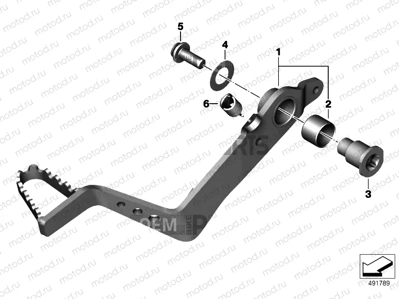 Brake pedal