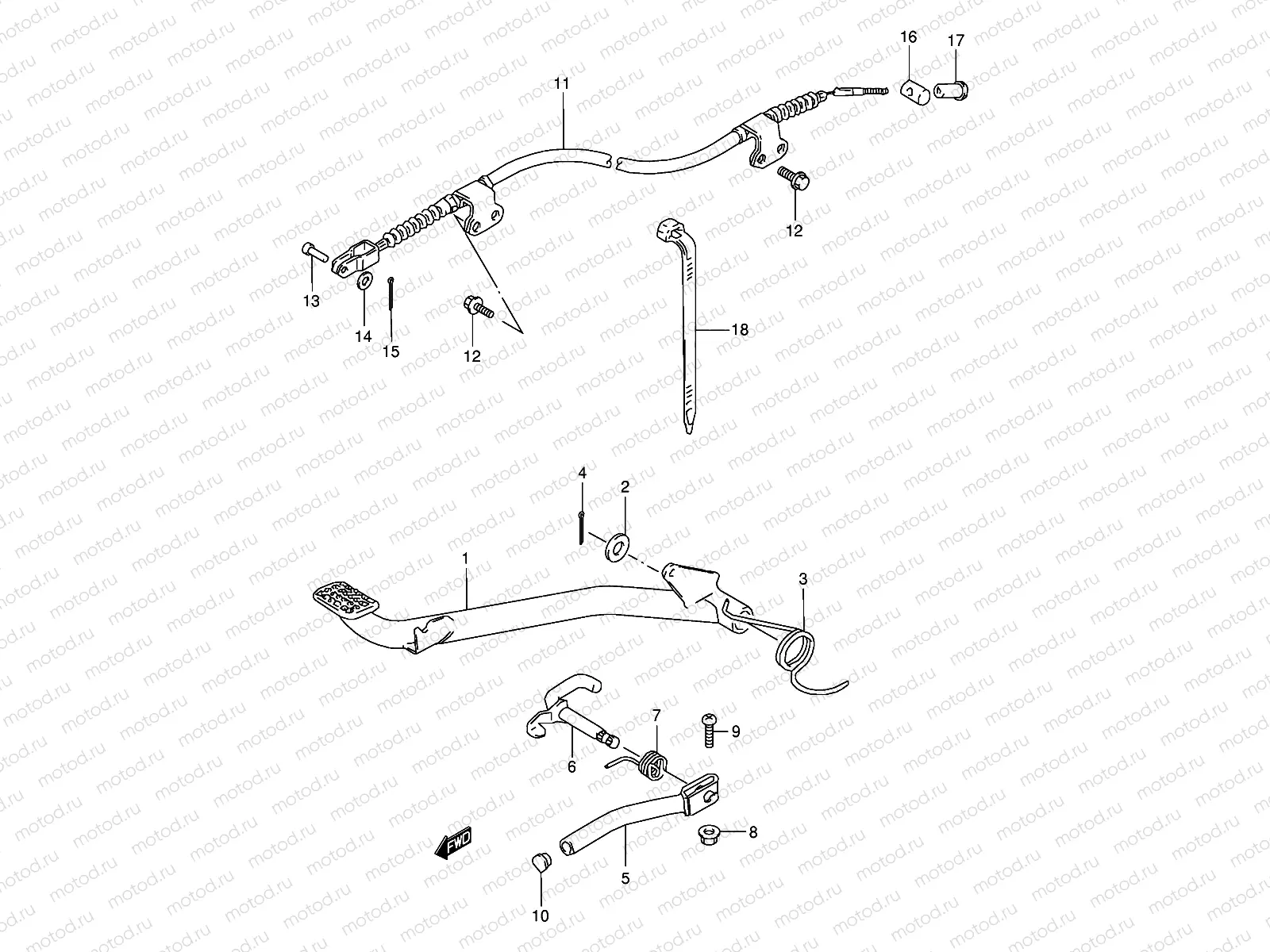 BRAKE PEDAL