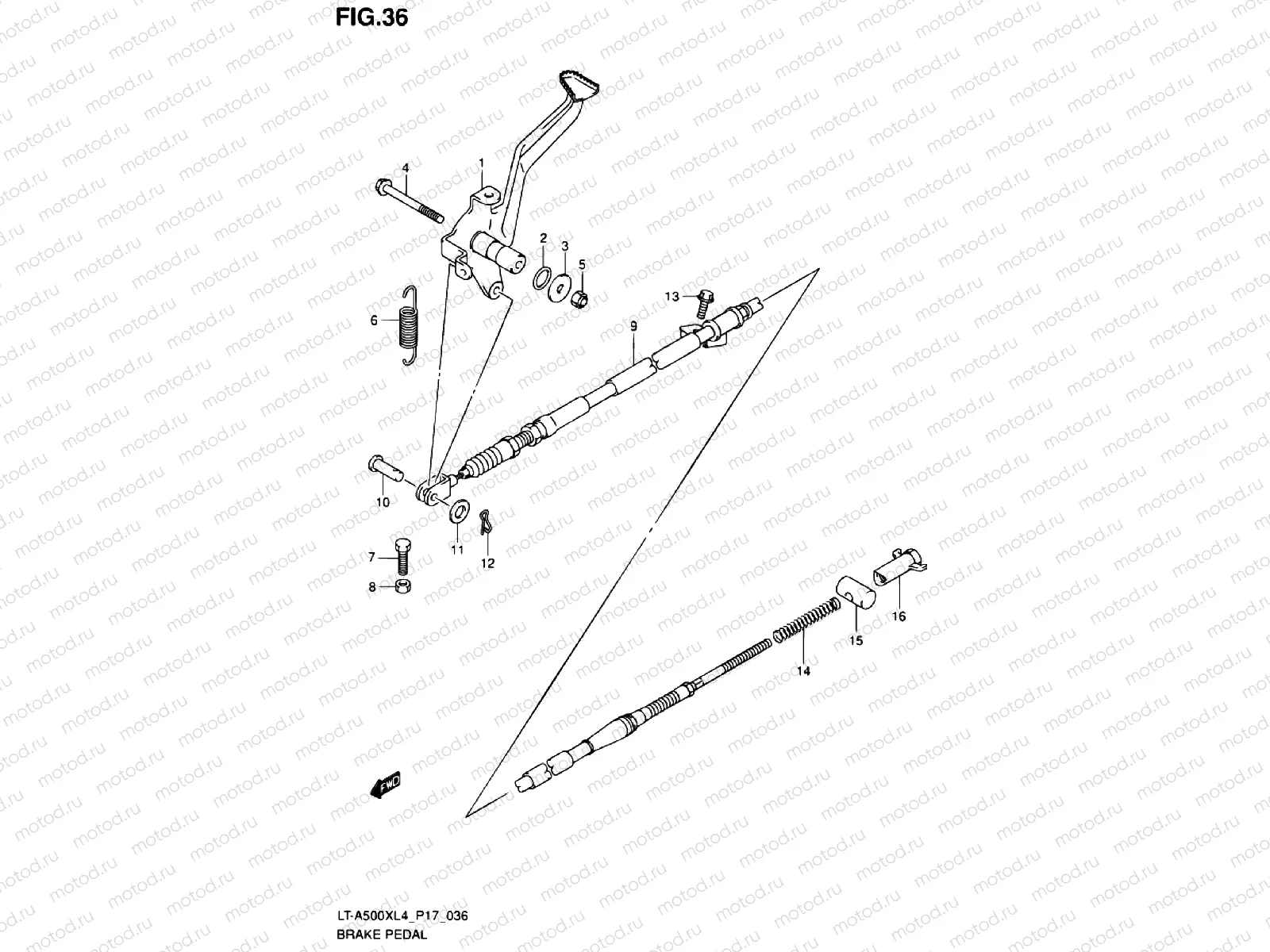BRAKE PEDAL