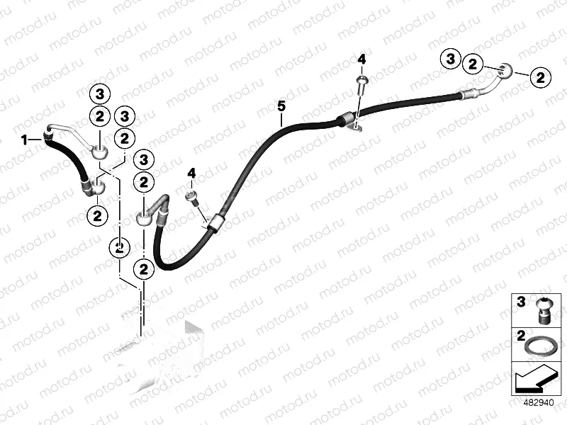 BRAKE PIPE REAR
