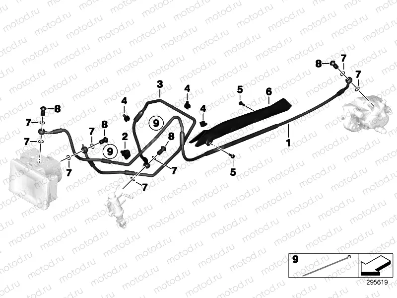 BRAKE PIPE REAR