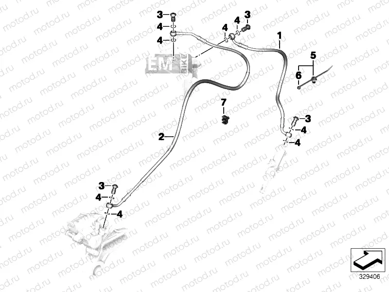 BRAKE PIPE REAR
