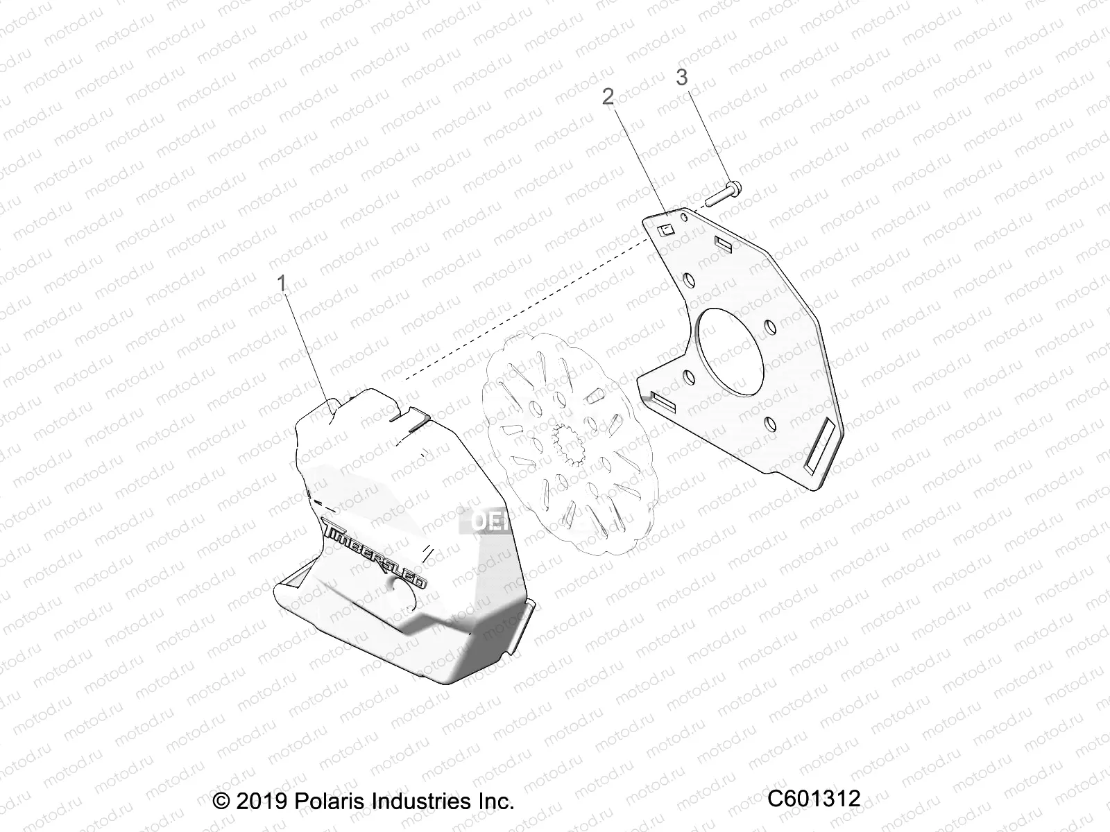 BRAKES | BRAKES, BRAKE COVER ASM - J23DRBX/DREX/DRGX/DRHX/DMCX/DMFX/DMGX/DMHX (601312)