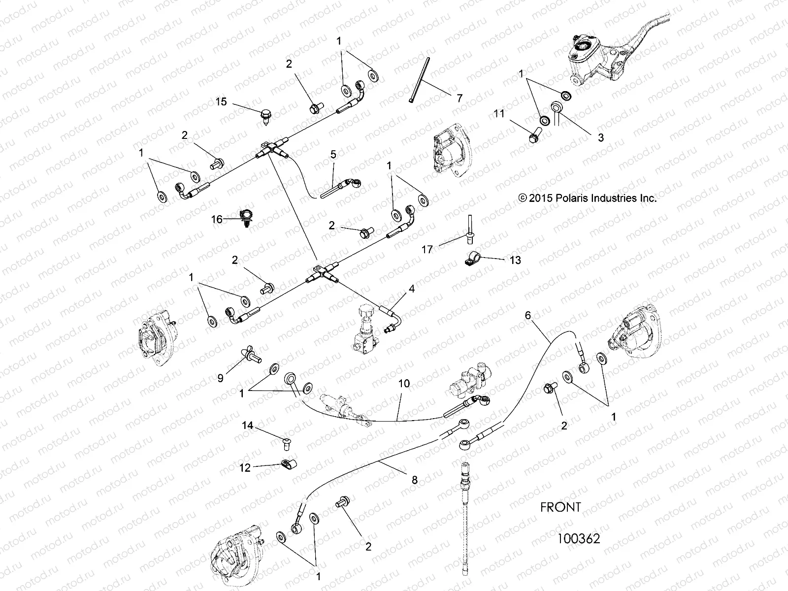BRAKES | BRAKES, BRAKE LINES - A16SXS95FK