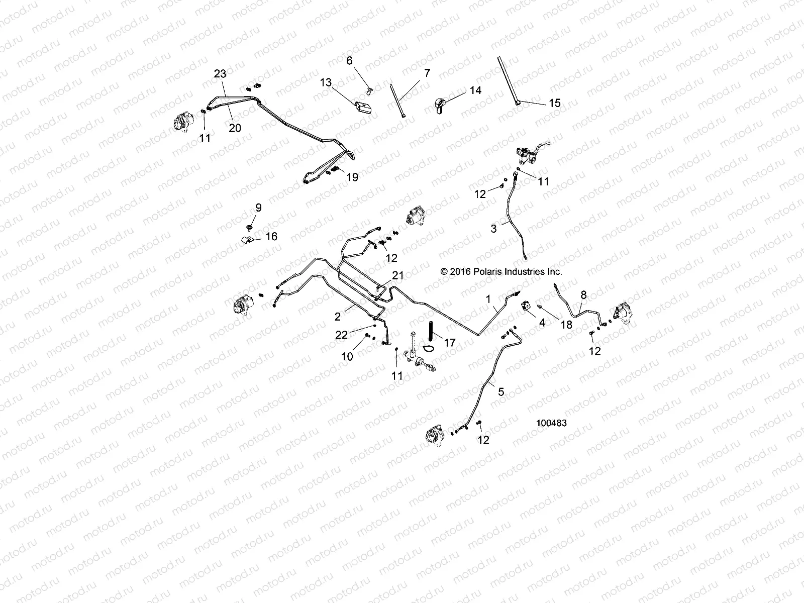 BRAKES | BRAKES, BRAKE LINES - A18S6S57C1/CL