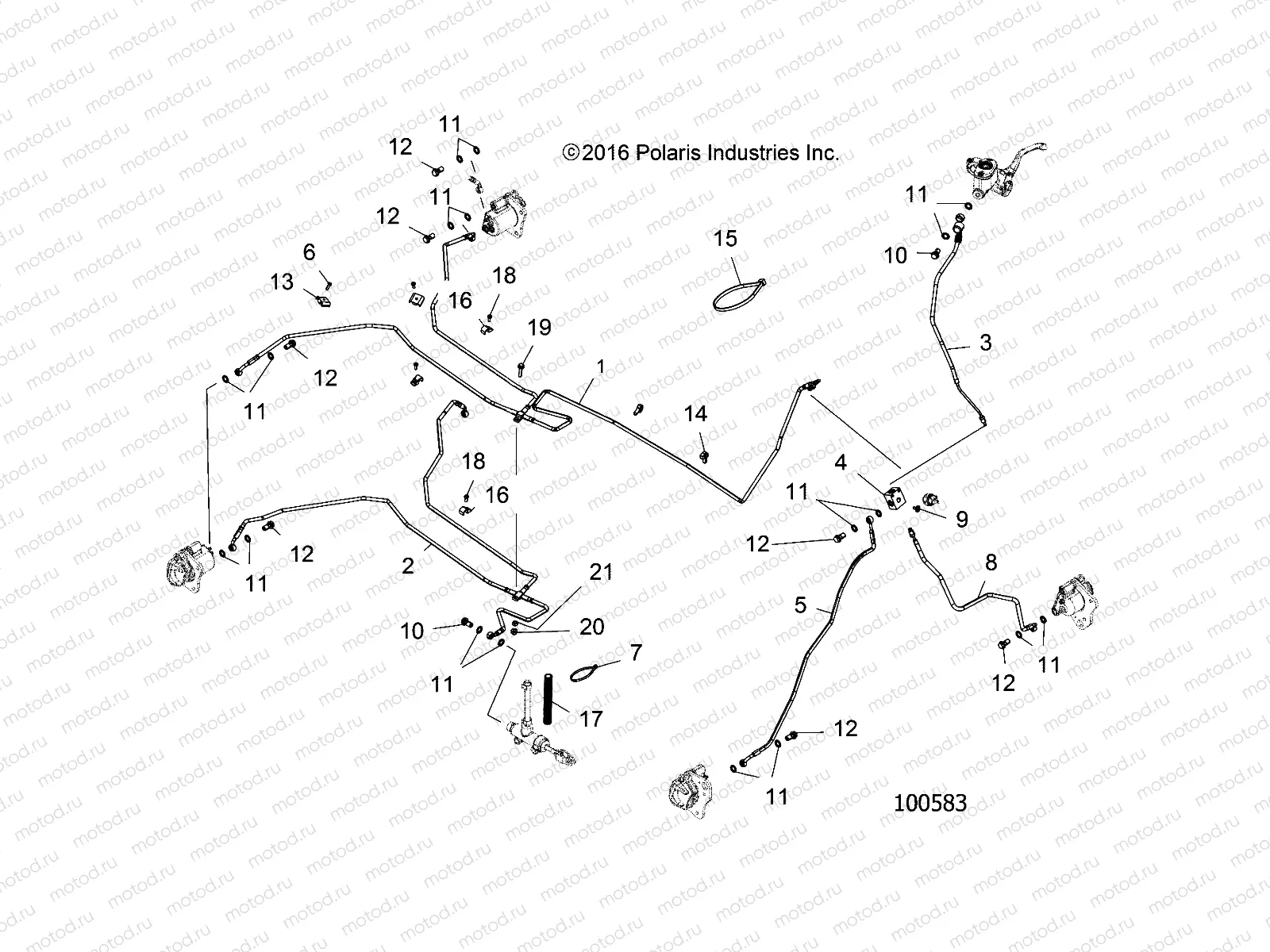 BRAKES | BRAKES, BRAKE LINES - A18SUE57N5 (100583)