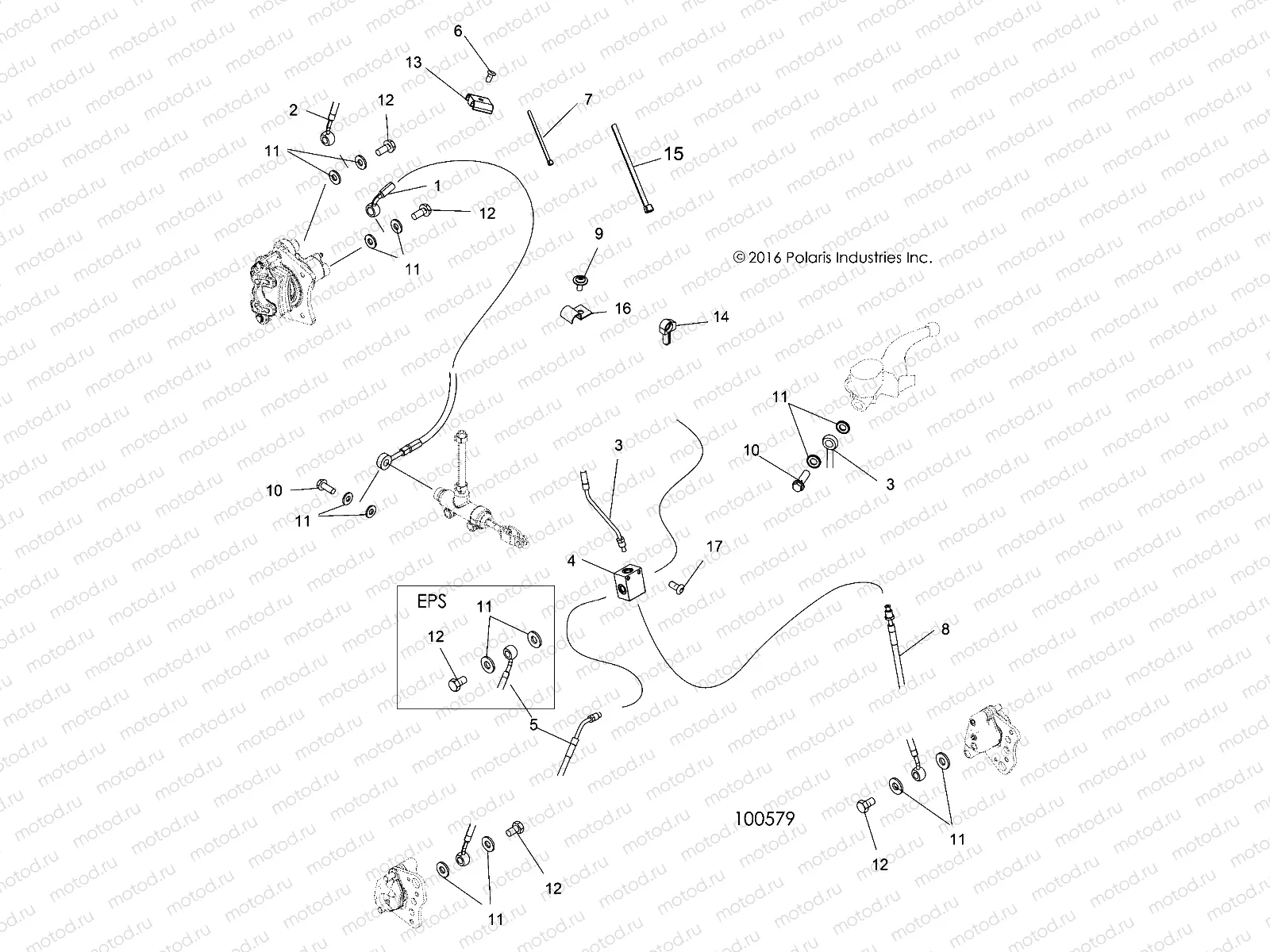 BRAKES | BRAKES, BRAKE LINES - A20SEE57A1/A4/A7/A9/B1/B4/B7/B9 (100579)