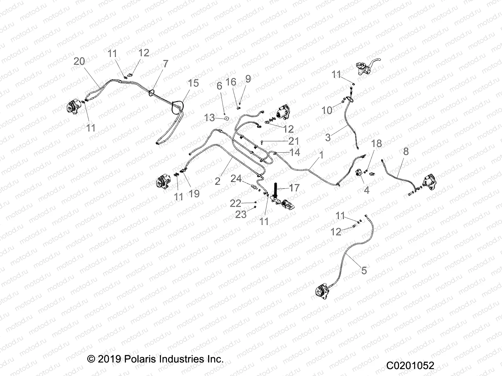 BRAKES | BRAKES, BRAKE LINES - A21S6E57F1/FL (C0201052)