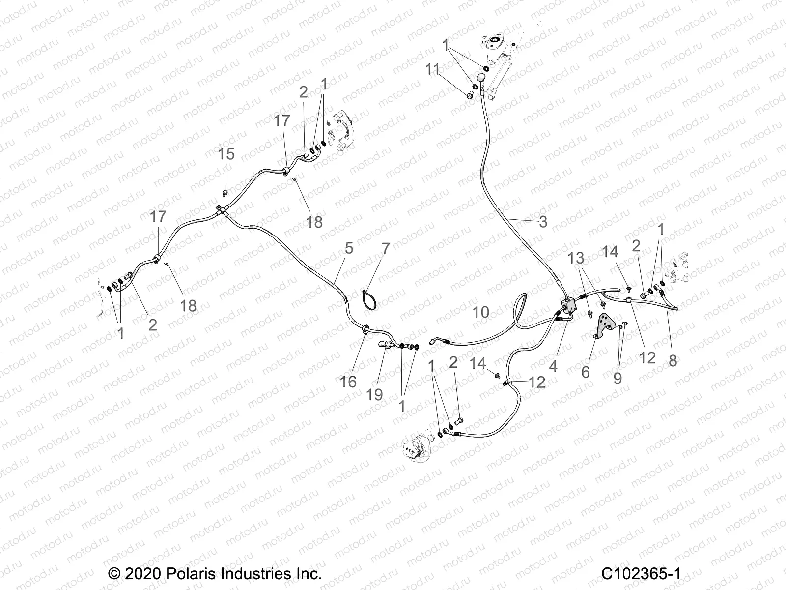 BRAKES | BRAKES, BRAKE LINES - A21SXD95A9/CA9 (C102365-1)