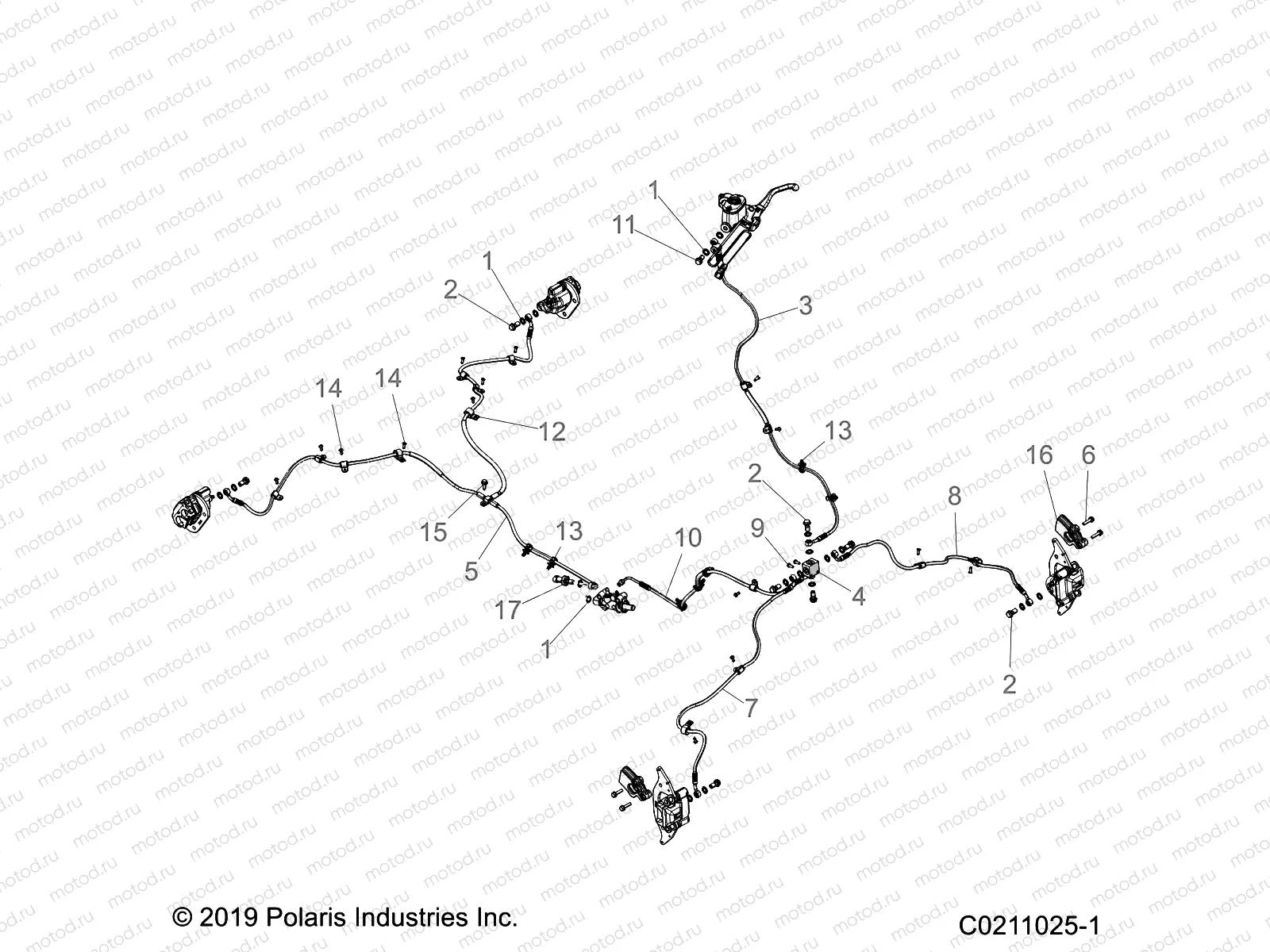 BRAKES | BRAKES, BRAKE LINES - A23SGE95AN (C0211025-1)