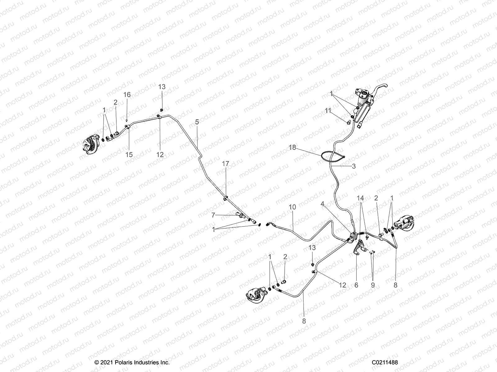 BRAKES | BRAKES, BRAKE LINES -  A23SXA85A6/A1/EA9/AG/AM (C0211488)