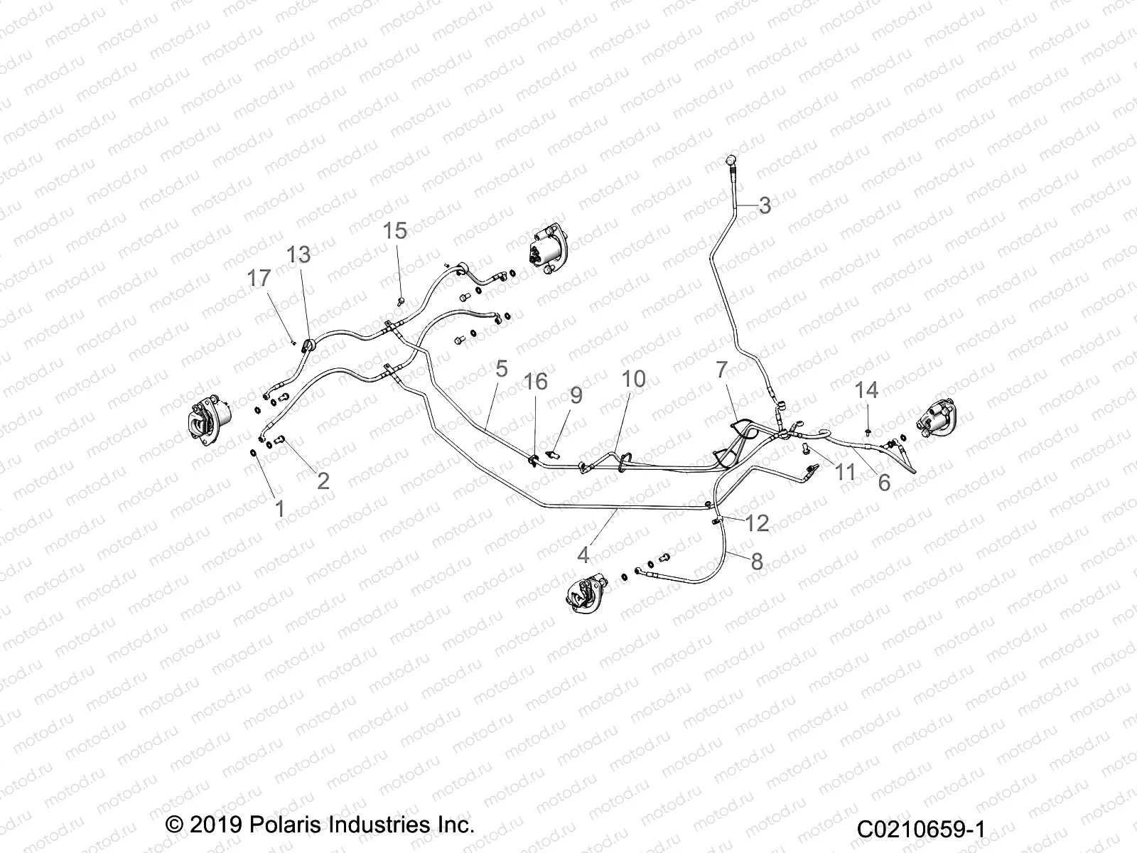 BRAKES | BRAKES, BRAKE LINES - A23SXE95PG/PK (C0210659-1)
