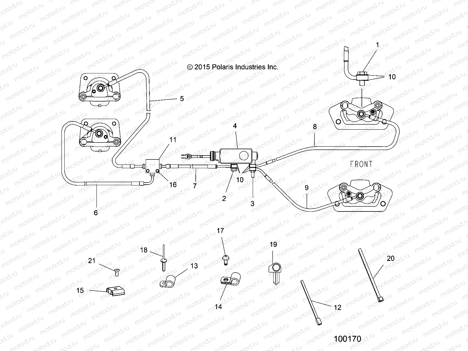BRAKES | BRAKES, BRAKE LINES AND MASTER CYLINDER - A16DAA32A1/A7 (100170)