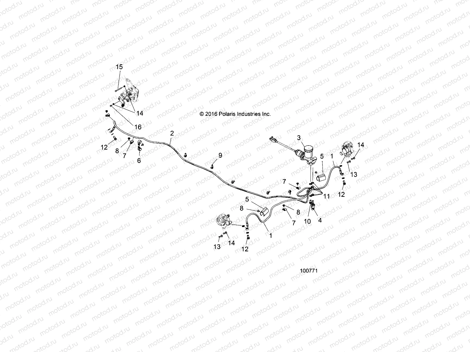 BRAKES | BRAKES, BRAKE LINES AND MASTER CYLINDER - A17HAA15N7 (100771)