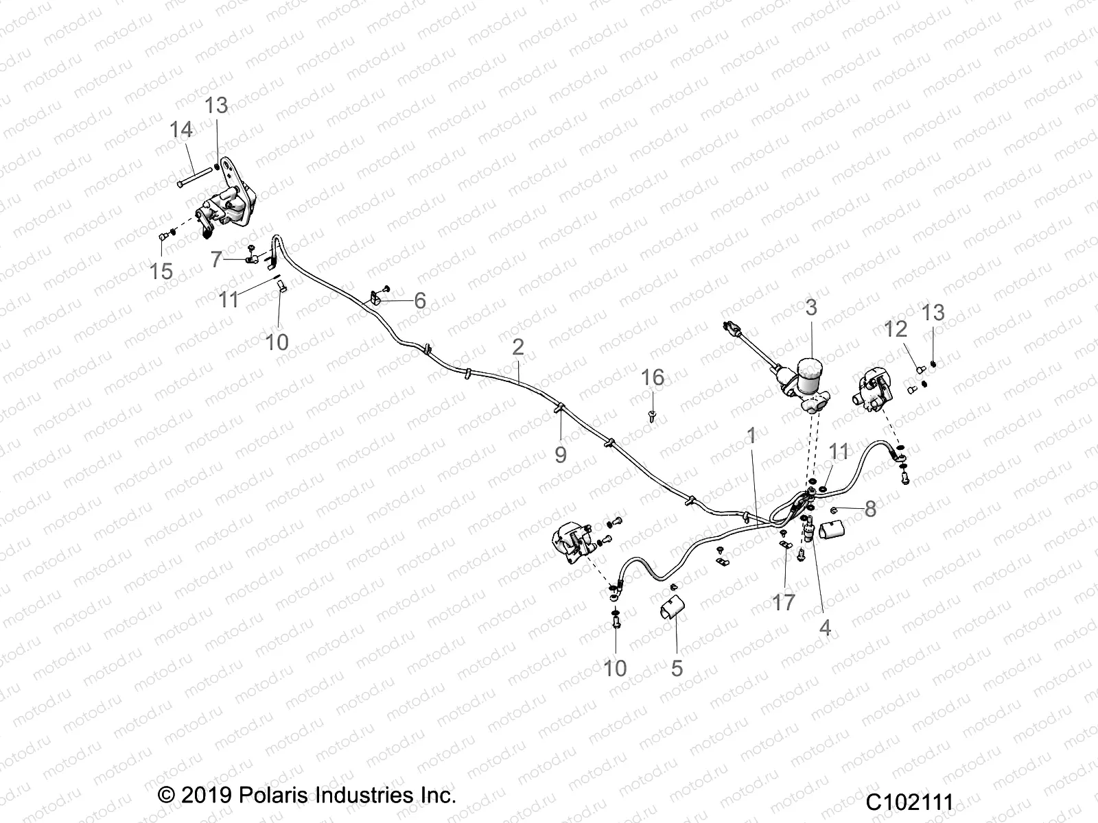 BRAKES | BRAKES, BRAKE LINES AND MASTER CYLINDER - A20HZB15A1/A2/B1/B2 (C102111)