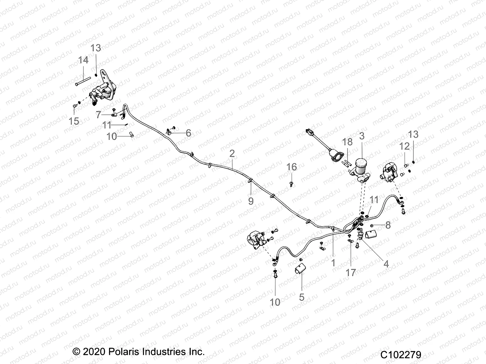BRAKES | BRAKES, BRAKE LINES AND MASTER CYLINDER - A21HAB15A2/B2 (C102279)