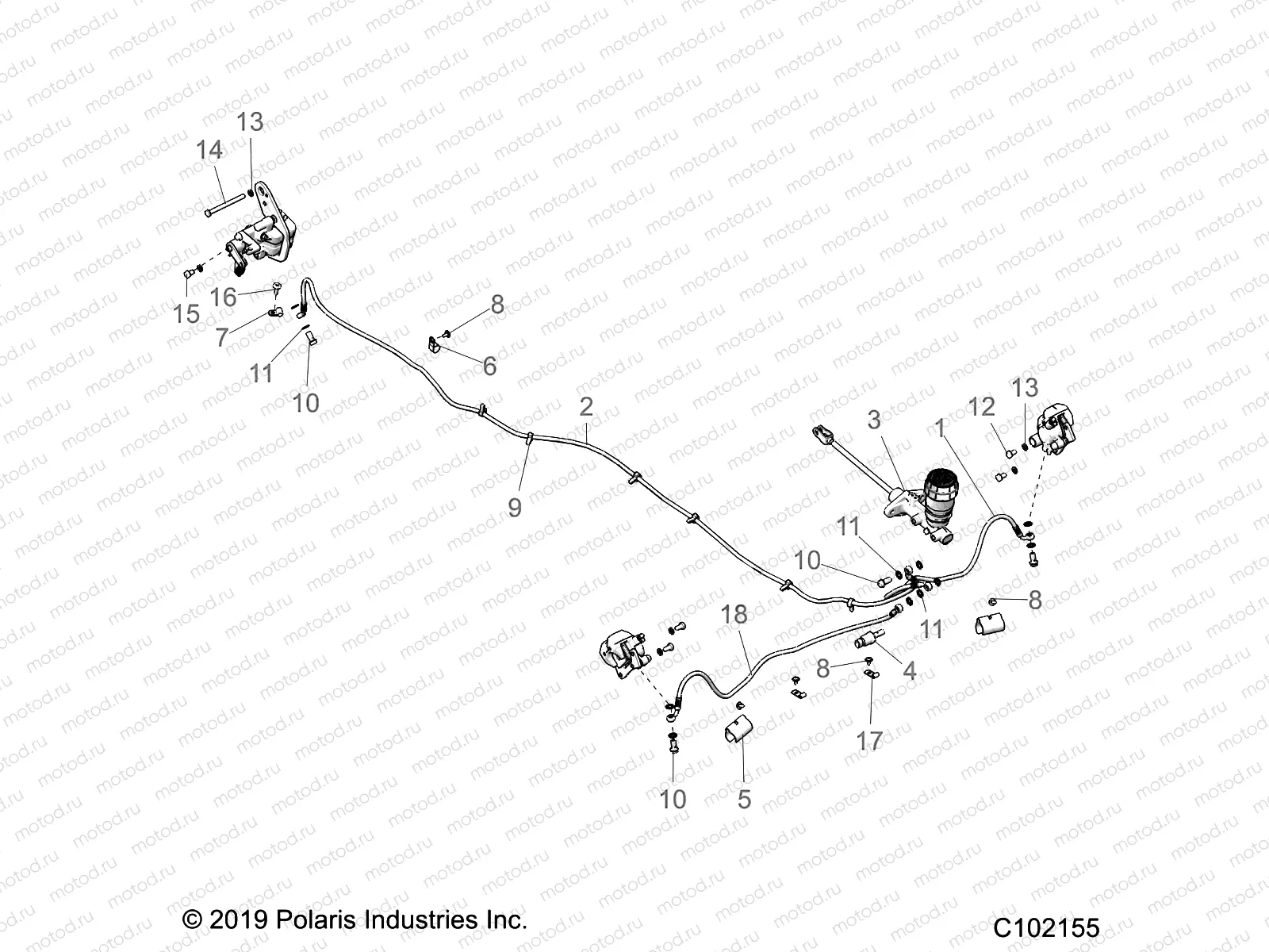 BRAKES | BRAKES, BRAKE LINES AND MASTER CYLINDER - A23HZB15N1/N4  (C102155)