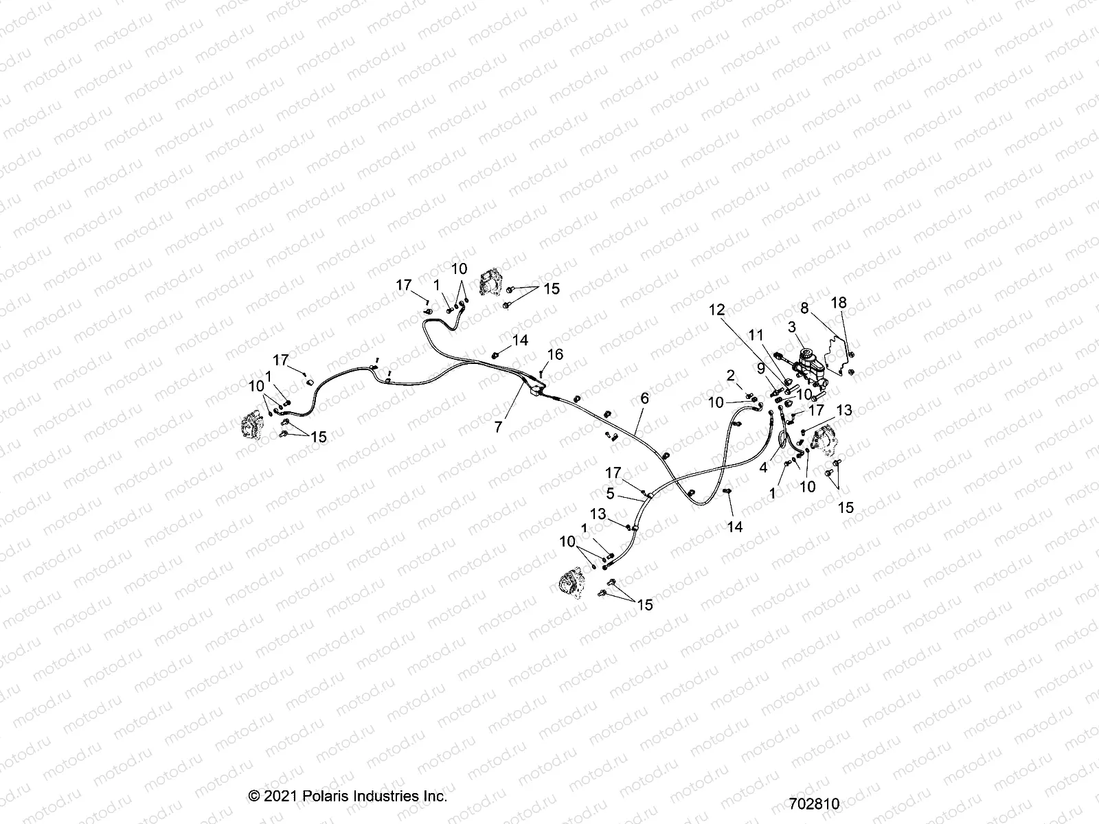 BRAKES | BRAKES, BRAKE LINES and MASTER CYLINDER - D22M2A57B4/G57B4 (702810)