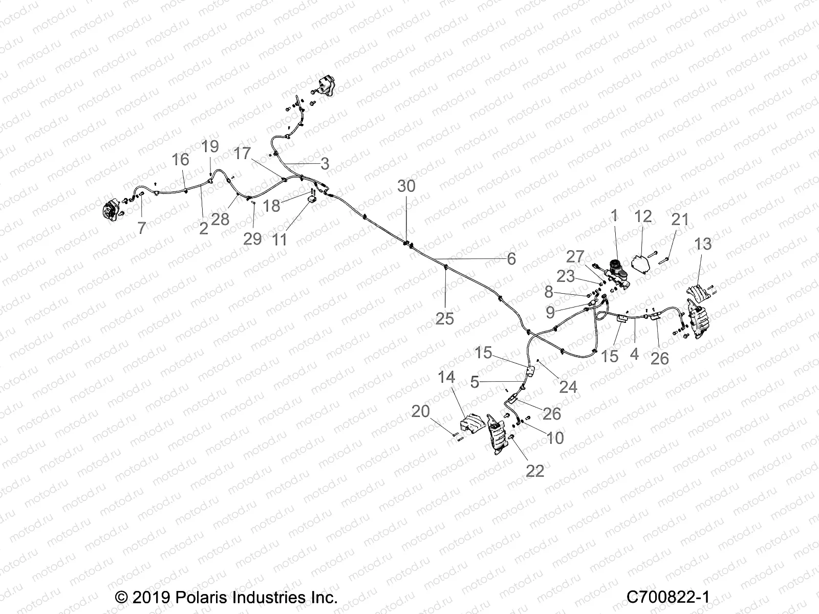 BRAKES | BRAKES, BRAKE LINES AND MASTER CYLINDER - G22GMK99AR/BR (C700822-1)