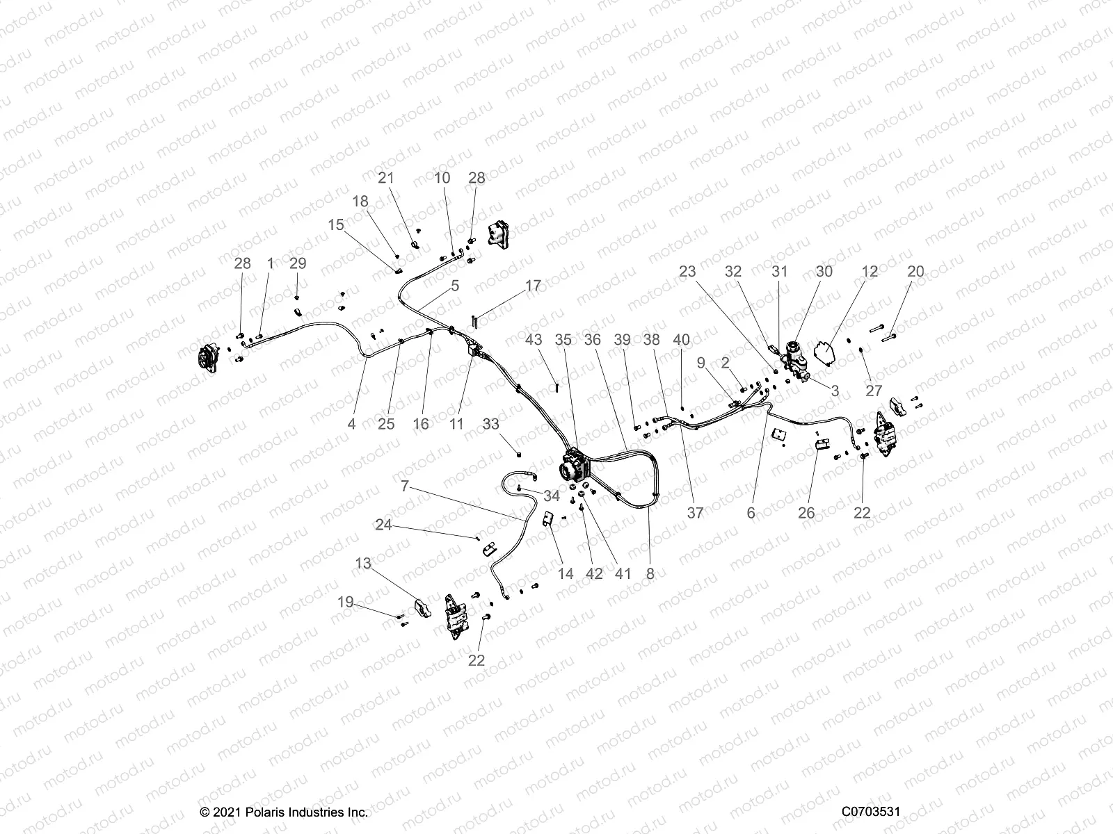 BRAKES | BRAKES, BRAKE LINES AND MASTER CYLINDER - G23GAB99CG/FG (C0703531)