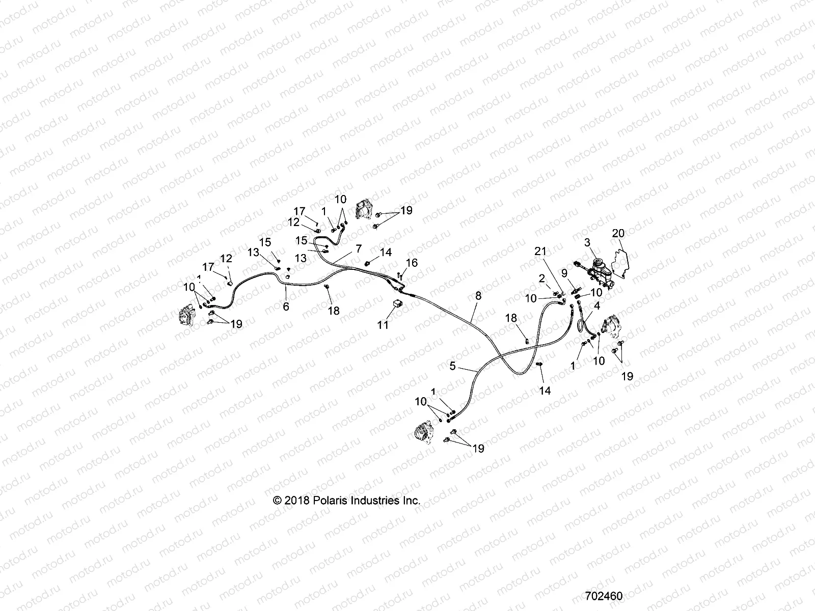 BRAKES | BRAKES, BRAKE LINES and MASTER CYLINDER - R19RMA57F1/S57C1/F1 (701460)