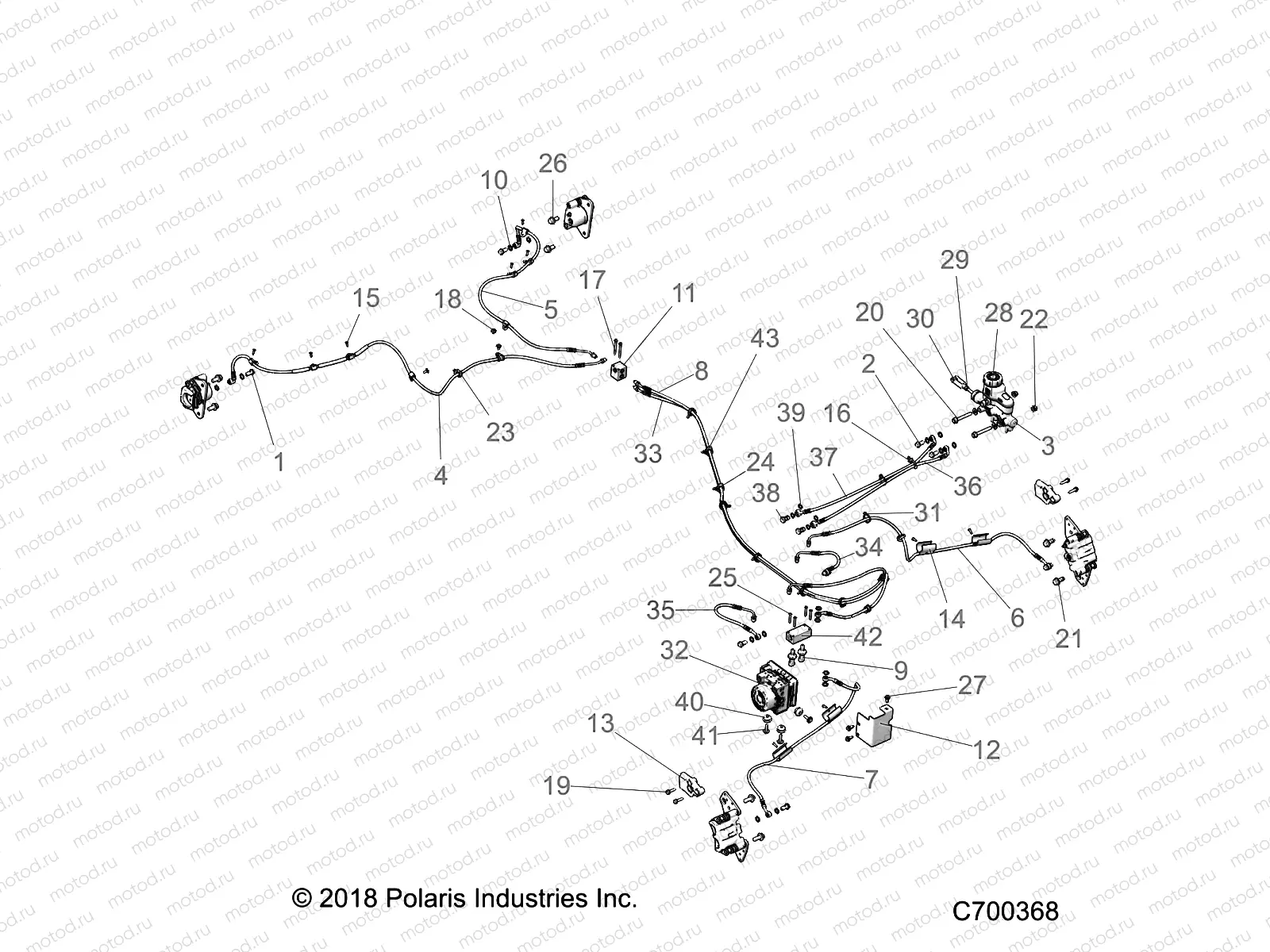 BRAKES | BRAKES, BRAKE LINES AND MASTER CYLINDER - R19RRP99CC/CF (C700368)