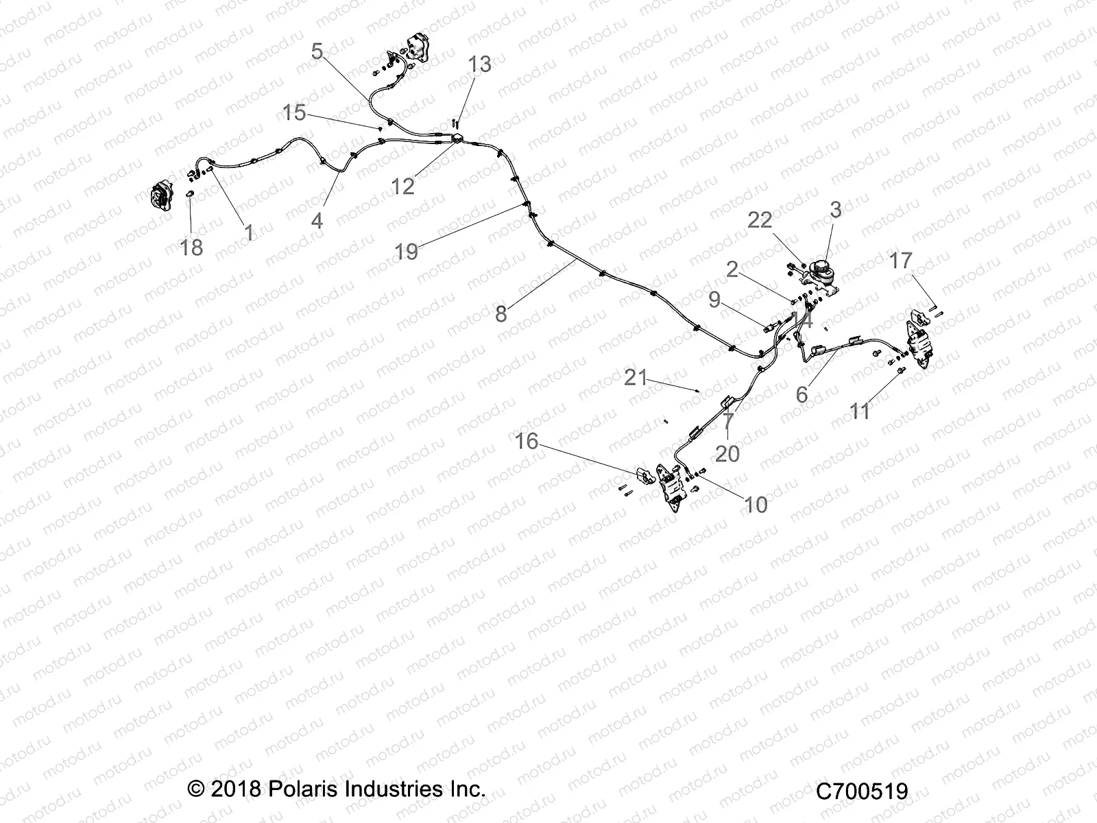 BRAKES | BRAKES, BRAKE LINES AND MASTER CYLINDER - R19RSU99A9/AD/B9/BD (C700519)