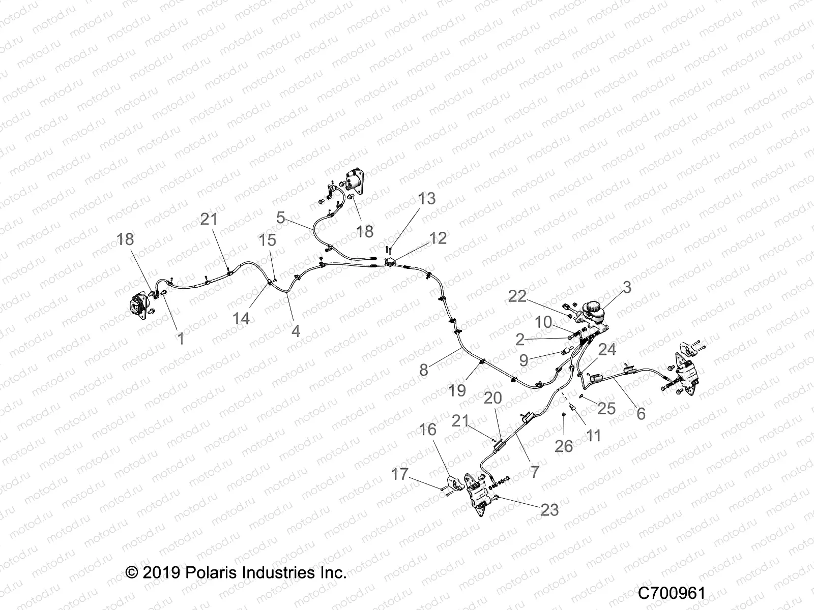 BRAKES | BRAKES, BRAKE LINES AND MASTER CYLINDER - R20RRM99AL (C700961)