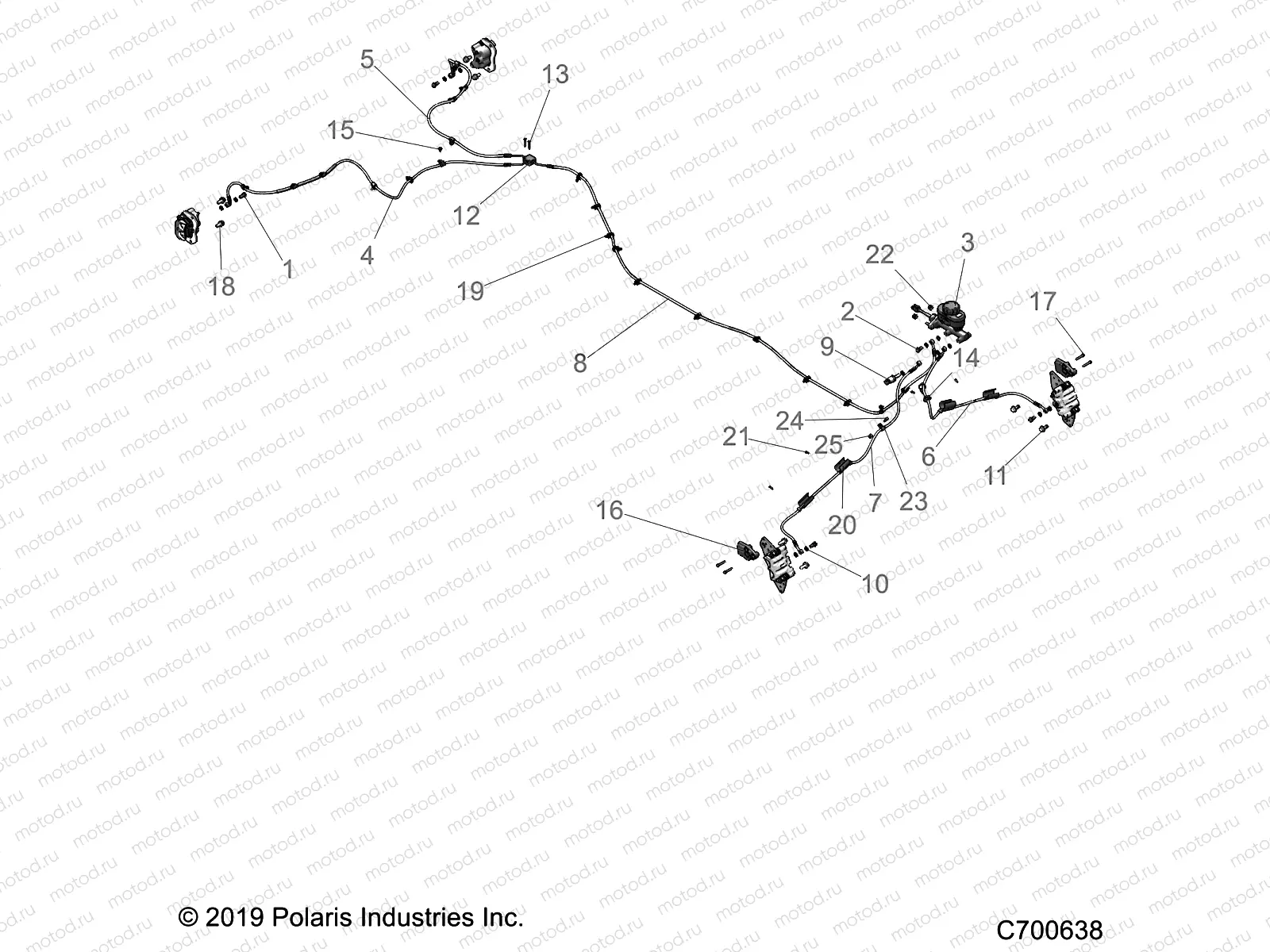 BRAKES | BRAKES, BRAKE LINES AND MASTER CYLINDER - R20RSF99AV/BV (C700638)