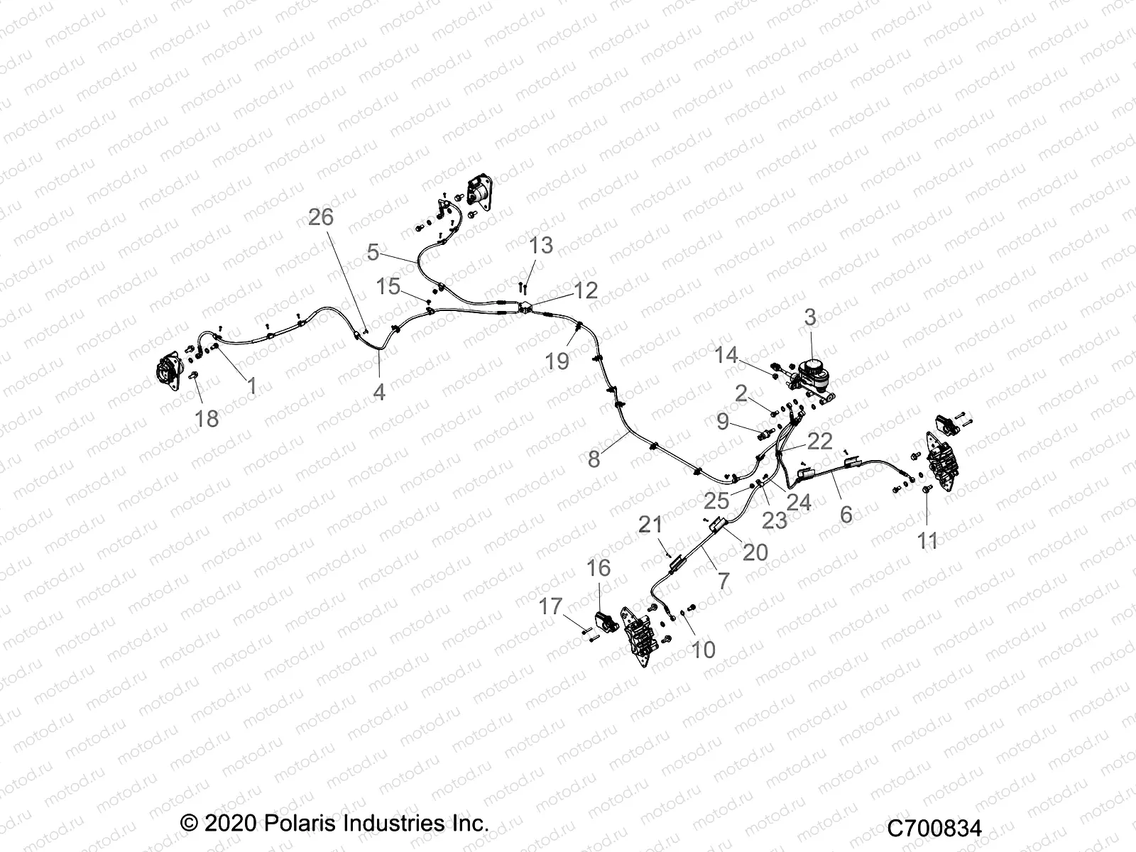 BRAKES | BRAKES, BRAKE LINES AND MASTER CYLINDER - R21RRED4JA (C700834)