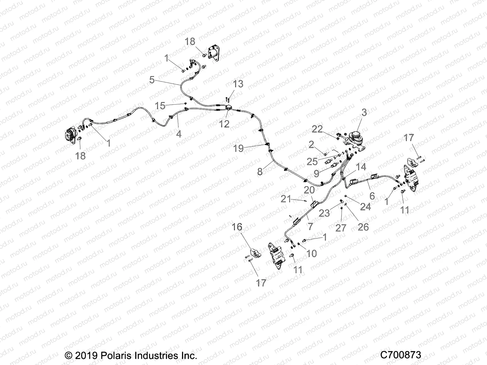 BRAKES | BRAKES, BRAKE LINES AND MASTER CYLINDER - R21RRS99C9/CK/CP/F9/FP (C700873)