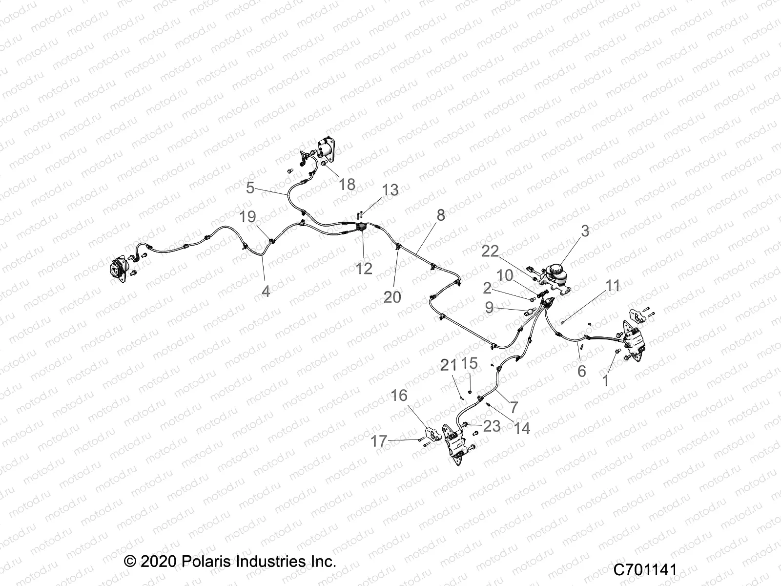 BRAKES | BRAKES, BRAKE LINES AND MASTER CYLINDER - R21TAU99AP/AG/BP/BG (C701141)
