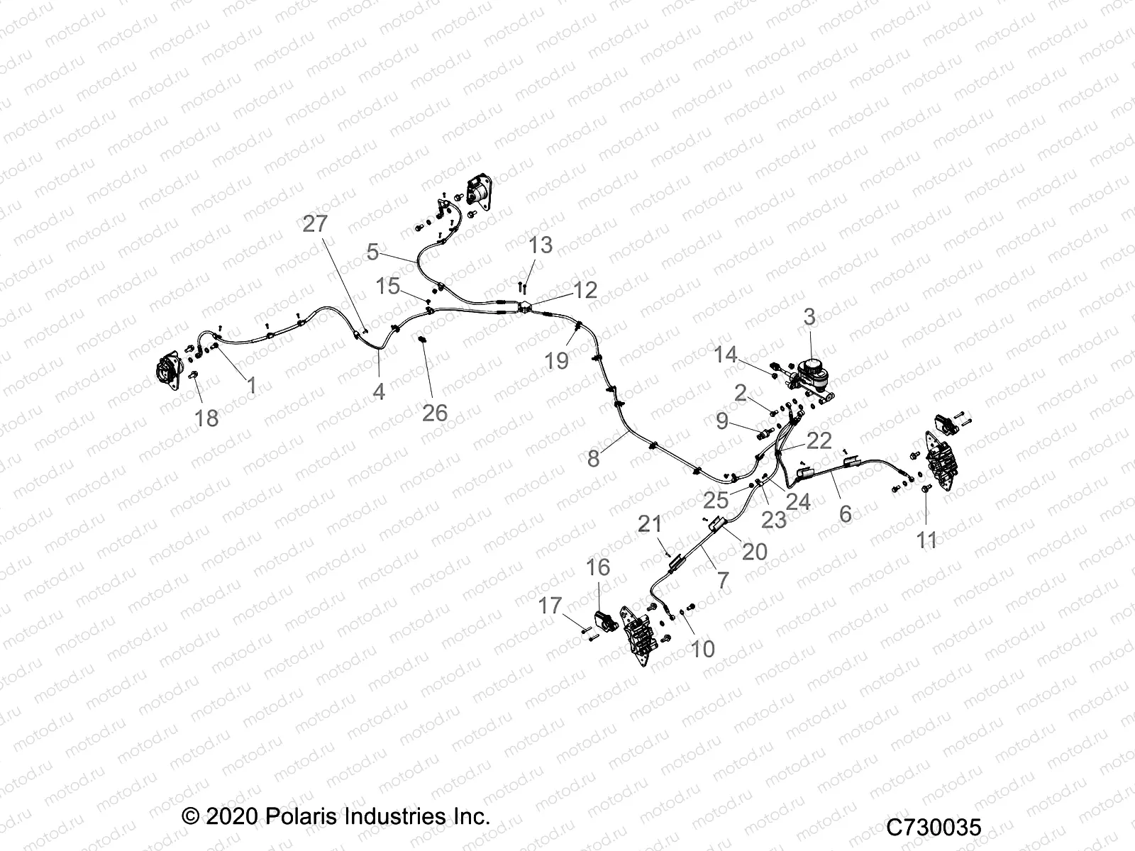 BRAKES | BRAKES, BRAKE LINES AND MASTER CYLINDER - R22RRED4FA/NA/SCA/SCM (C730035)