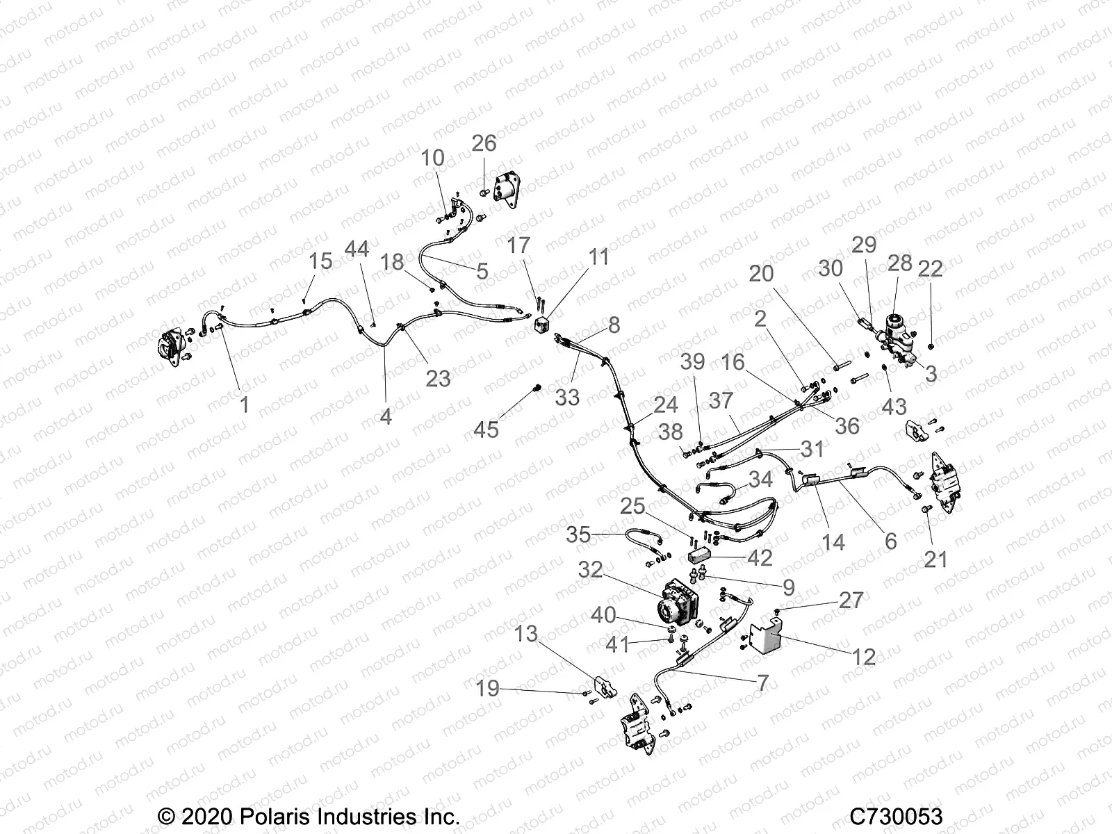 BRAKES | BRAKES, BRAKE LINES AND MASTER CYLINDER - R22RRP99CG (C730053)