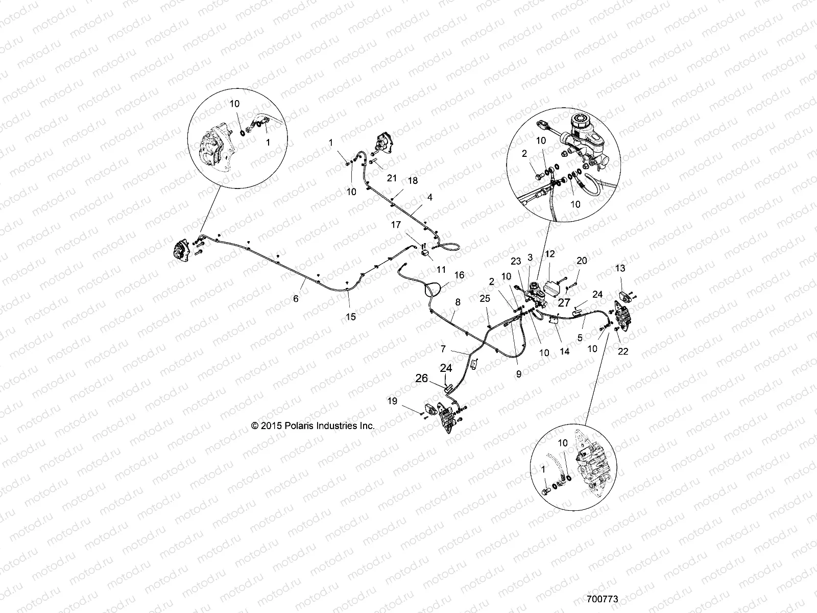 BRAKES | BRAKES, BRAKE LINES AND MASTER CYLINDER - Z17VFE92NG/NK/NM (700773)