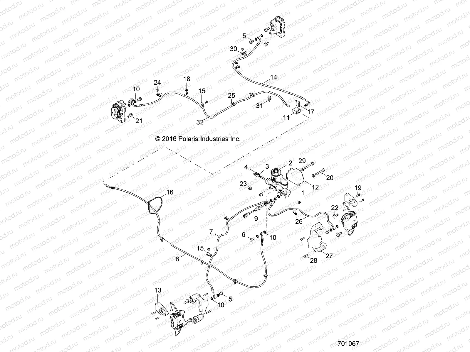 BRAKES | BRAKES, BRAKE LINES AND MASTER CYLINDER - Z20A5A87B2/E87BP/BK/BX (701067)