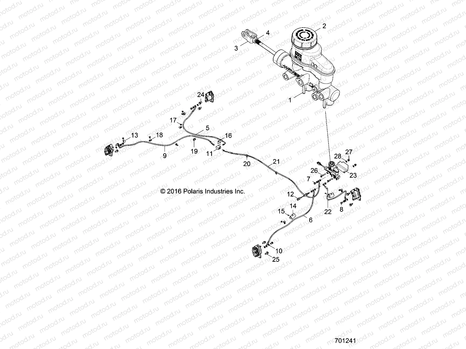 BRAKES | BRAKES, BRAKE LINES and MASTER CYLINDER - Z20CHA57A2/E57AM (701241)