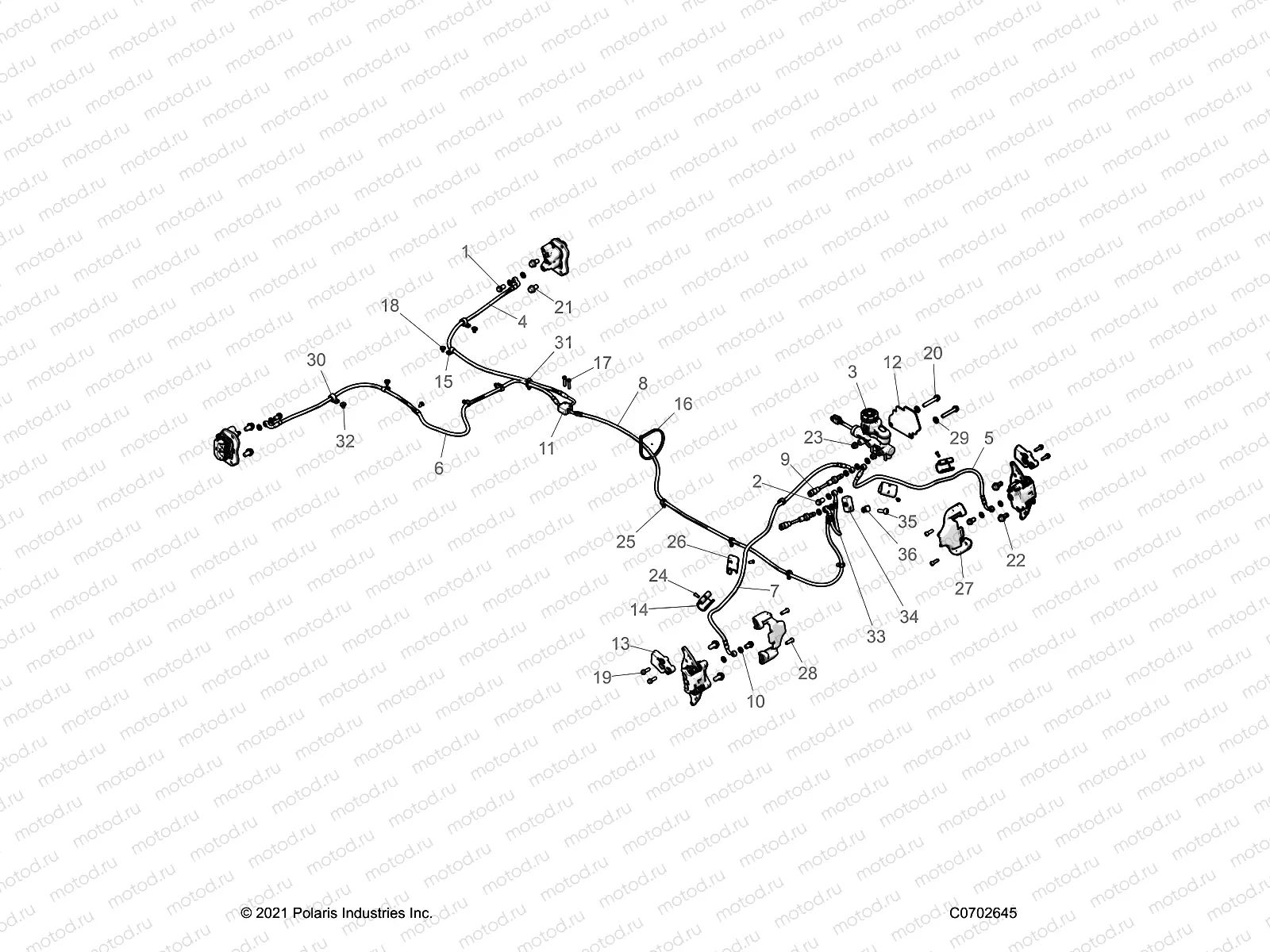 BRAKES | BRAKES, BRAKE LINES AND MASTER CYLINDER - Z22ASE99F5/S99C5 (C0702645)