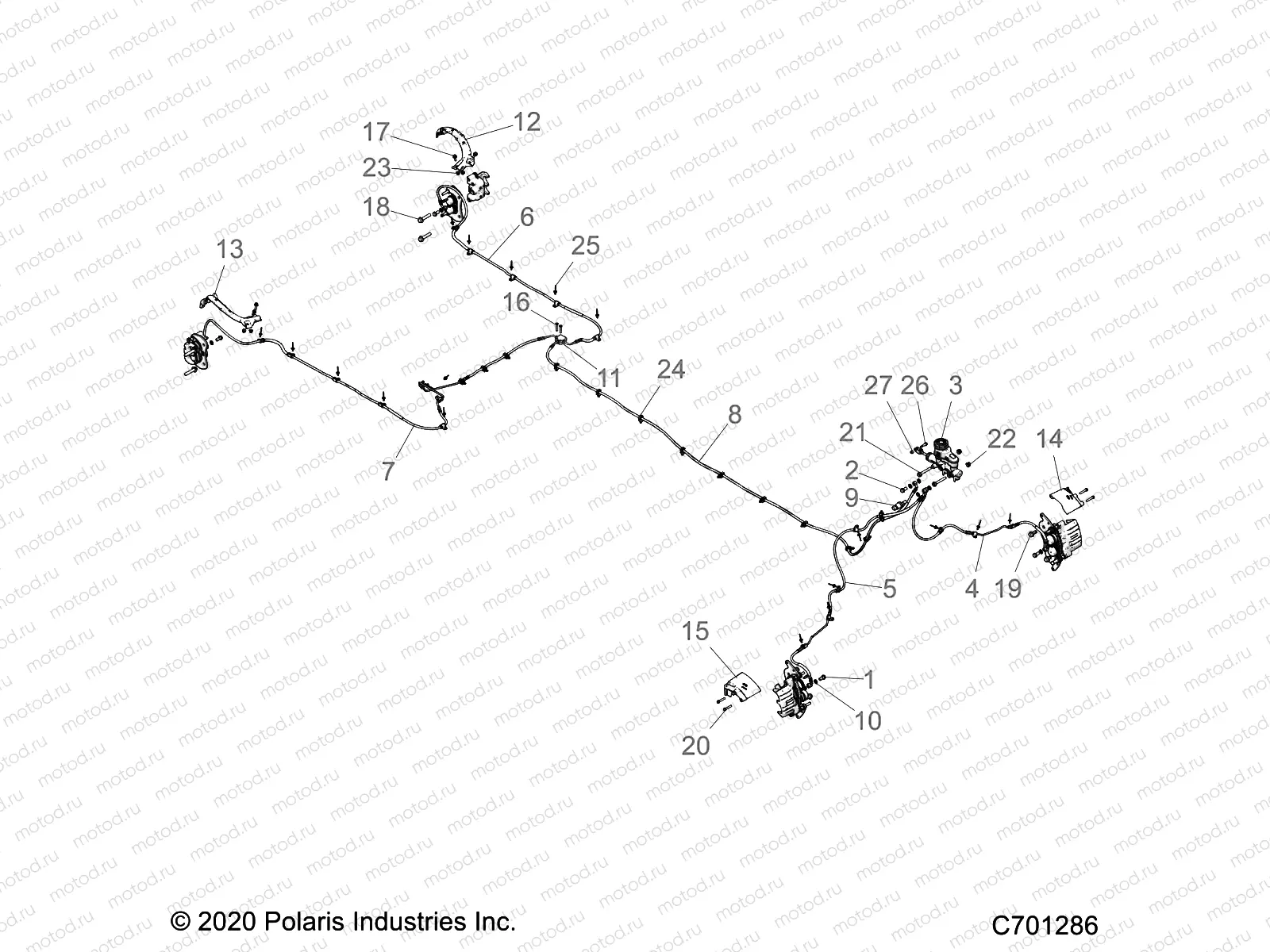 BRAKES | BRAKES, BRAKE LINES AND MASTER CYLINDER - Z22M4U92AP/BP (C701286)