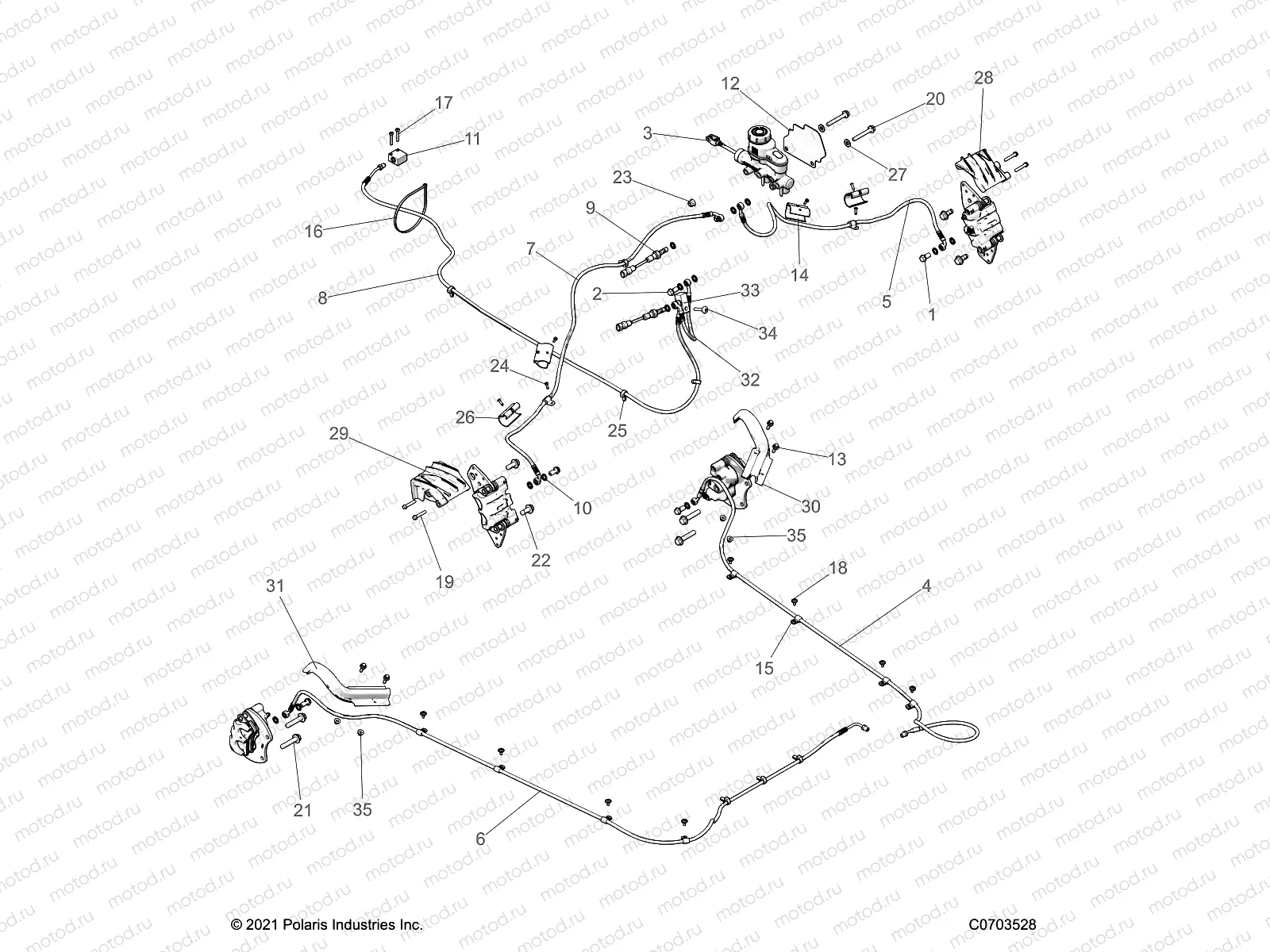 BRAKES | BRAKES, BRAKE LINES AND MASTER CYLINDER - Z22NAS99CK/FK (C700852)