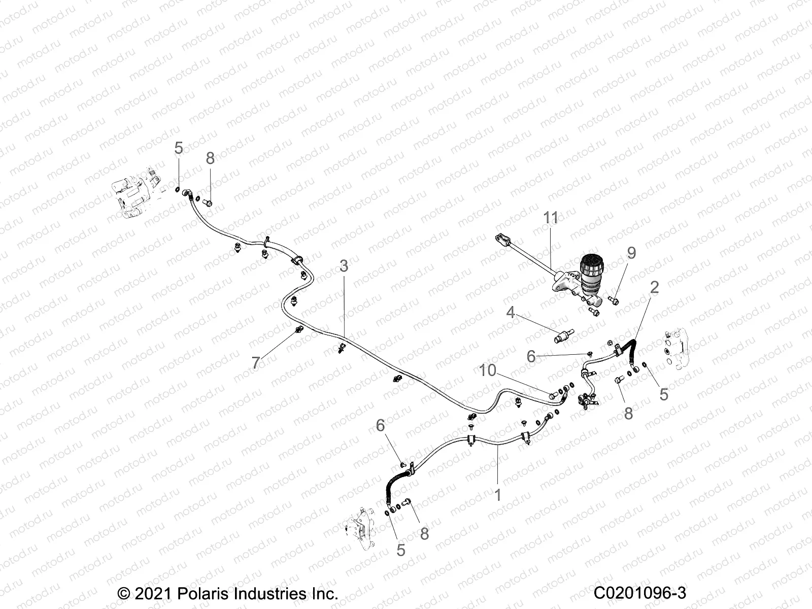 BRAKES | BRAKES, BRAKE LINES and MASTER CYLINDER - Z23HCB18A2/B2 (C0201096-3)
