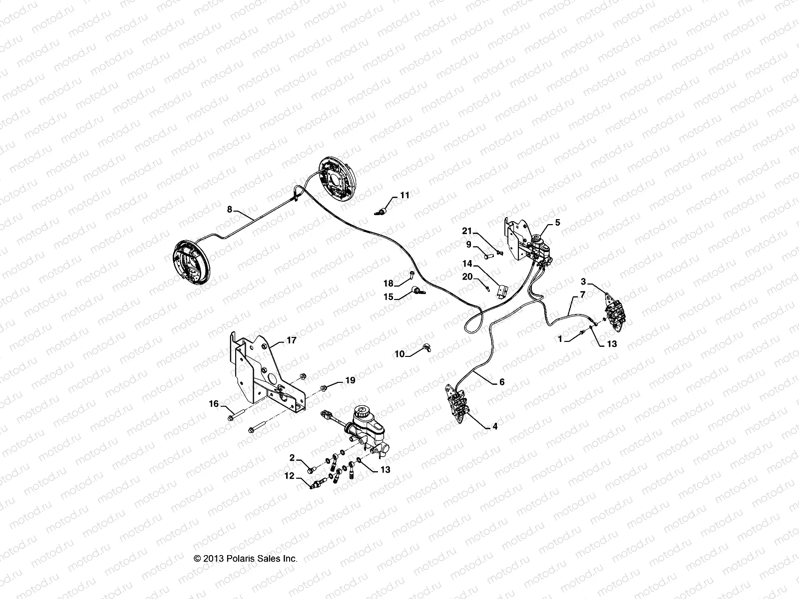 BRAKES | BRAKES, BRAKE LINES - L14G2/4/6 ALL OPTIONS (49GEMBRAKES14LINES)